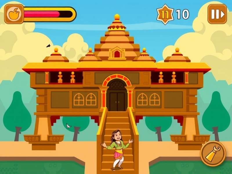 Temple Dash India Adventure Gameplay Screenshot